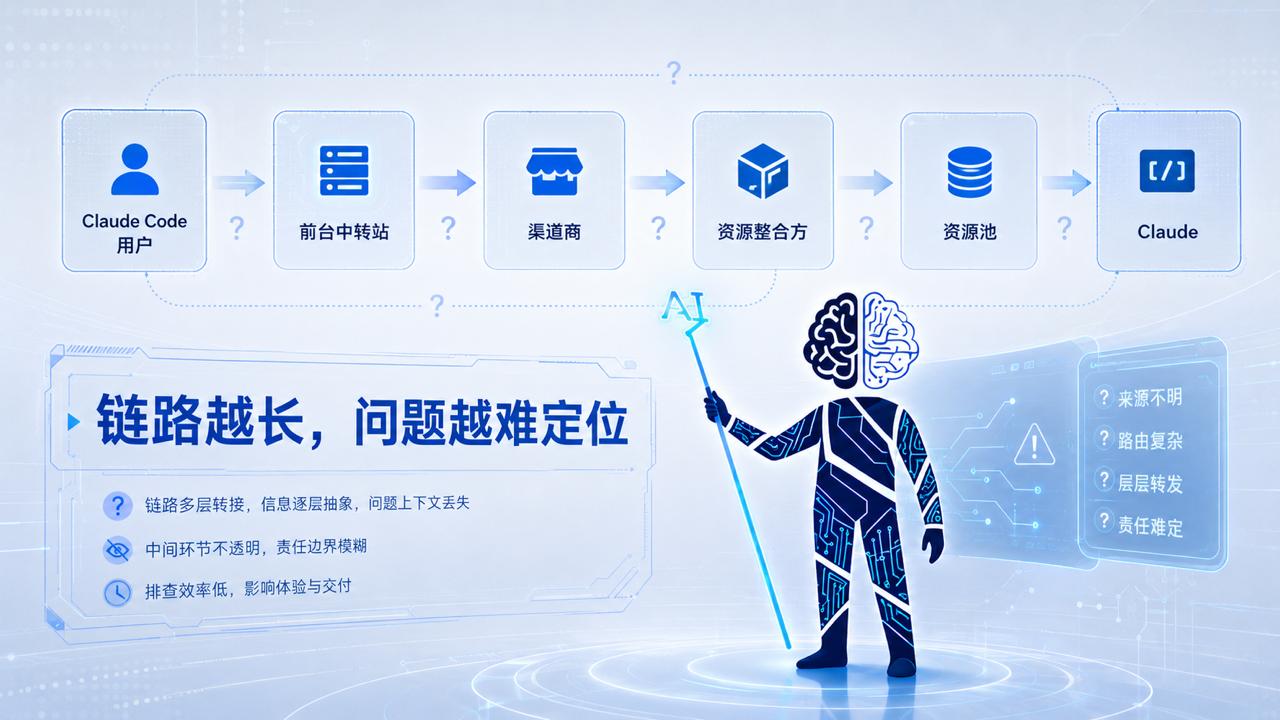 链路越长,问题越难定位